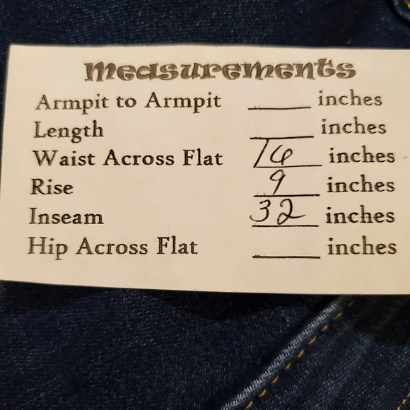 Levi's Blue Flare Wide Leg Jeans - Picture 7 of 7